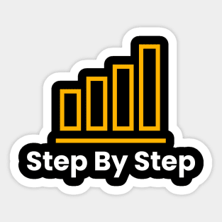 Step By Step Sticker